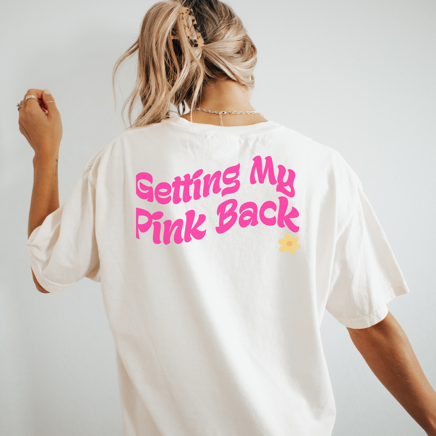 Getting My Pink Back Tee