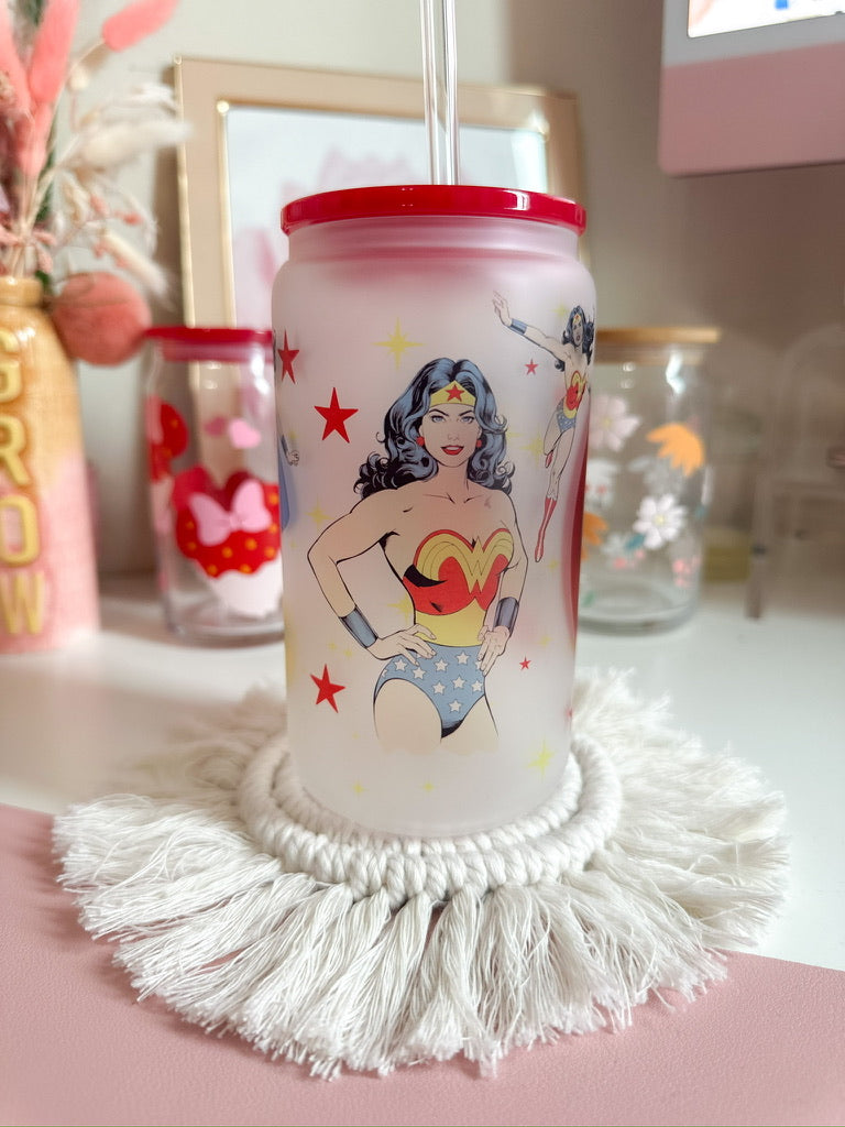 16oz Woman Frosted Cup