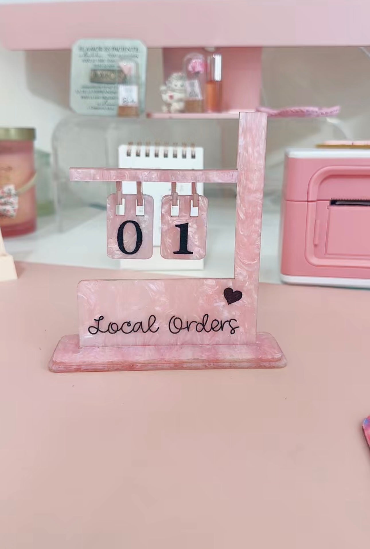 Local Orders Acrylic Sign
