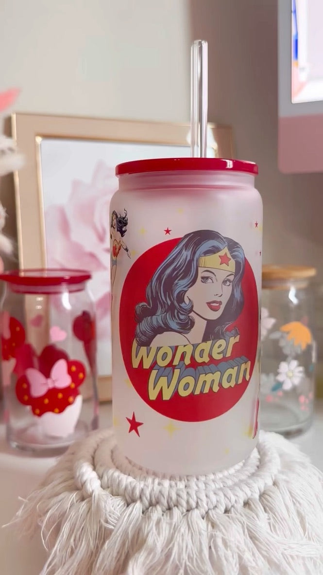 16oz Woman Frosted Cup