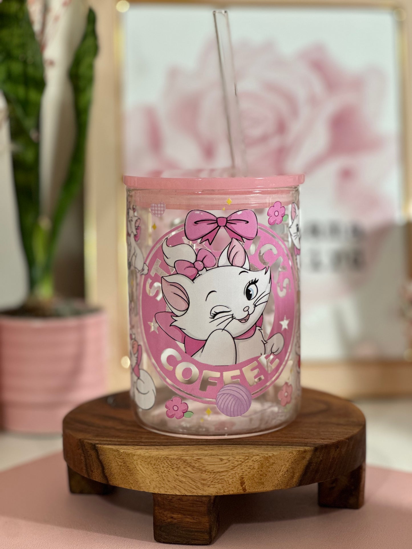 16oz Pink Kitty Mug