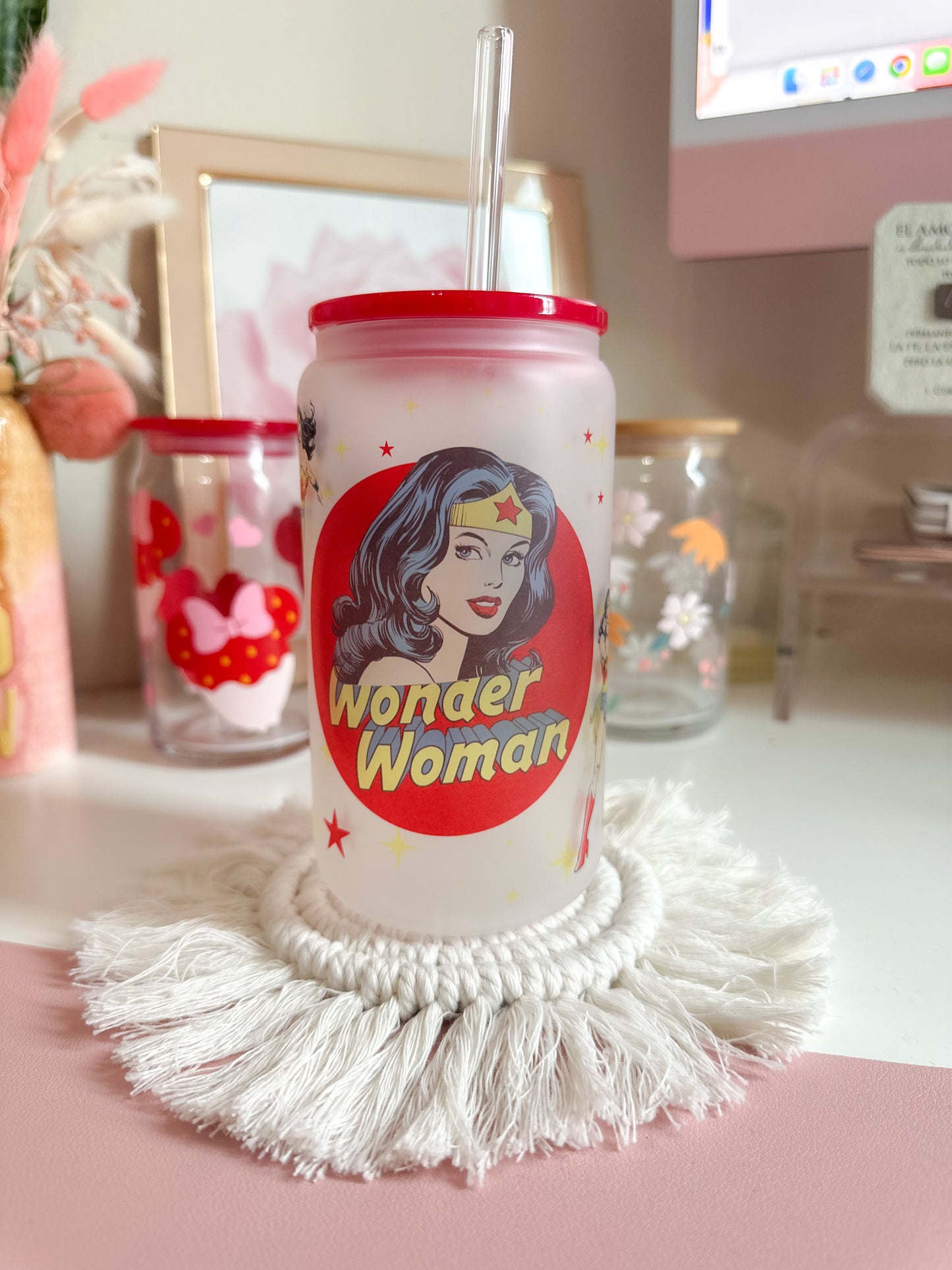 16oz Woman Frosted Cup