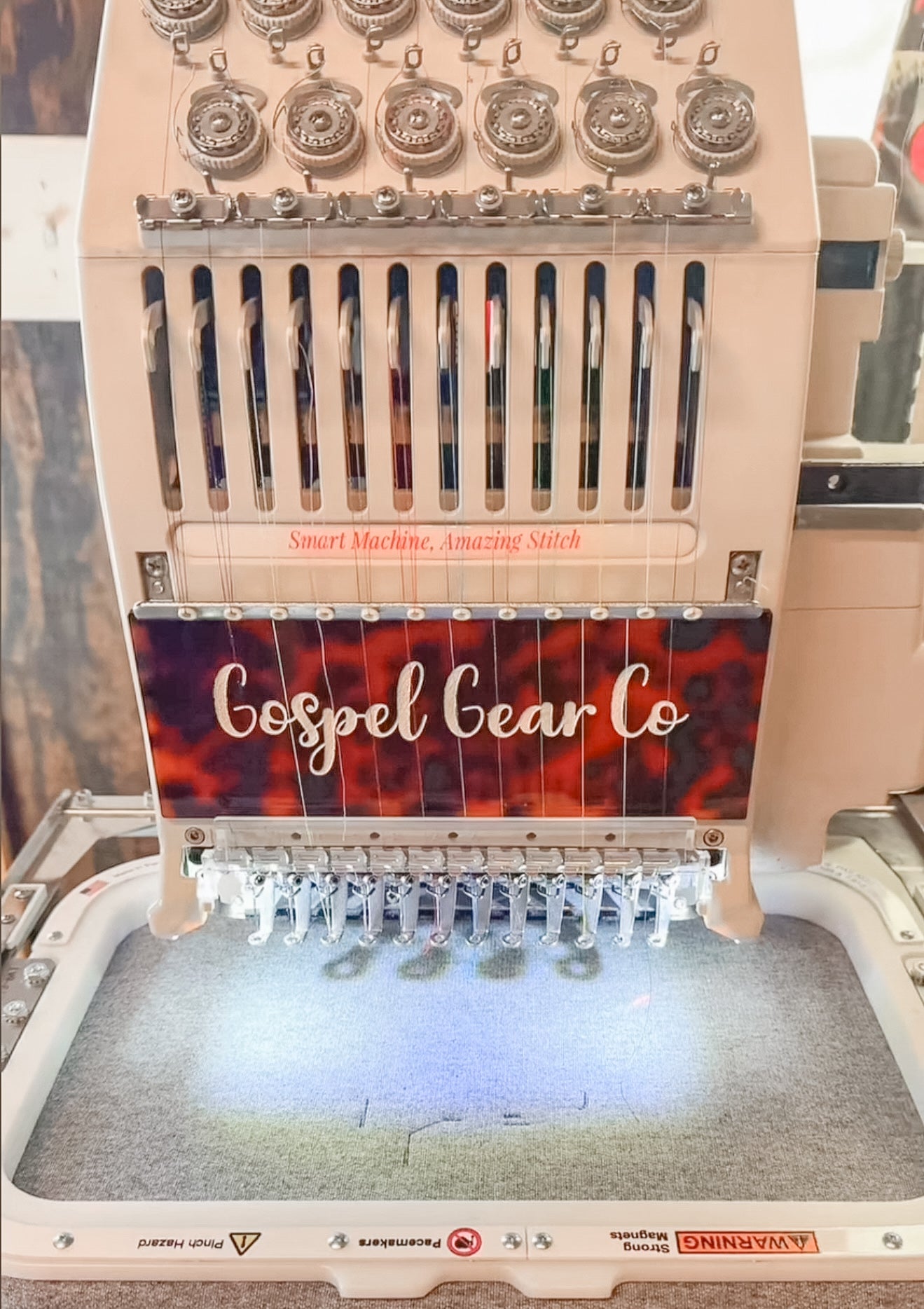 SMARTSTITCH S-1201 Embroidery Machine Needle Cover